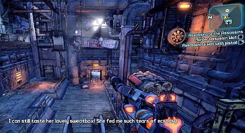 Podejdź do tablicy i przyjmij zadanie [1] - Assassinate the Assassins | Misje poboczne - Sanctuary | Borderlands 2 - Borderlands 2 - poradnik do gry