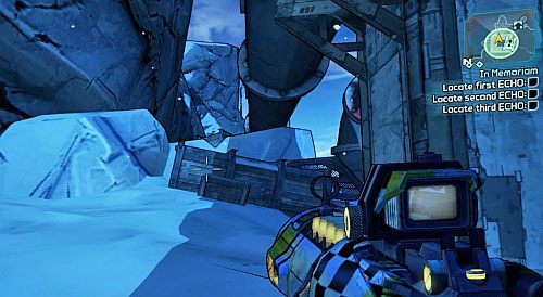Kolejny ECHO Recorder odnajdziesz w południowej części mapy [5] - In Memoriam | Misje poboczne - Sanctuary | Borderlands 2 - Borderlands 2 - poradnik do gry