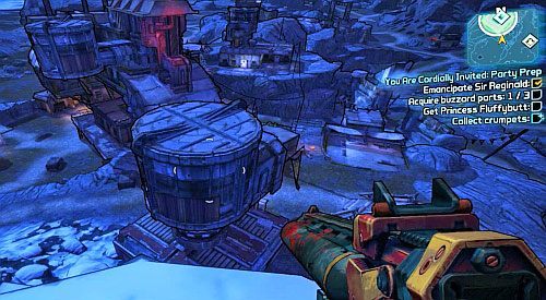 Kiedy zakończysz walkę, podejdź do gniazda, skąd zabierz Sir Reginalda - You Are Cordially Invited: Party Prep | Misje poboczne - Tundra Express - Borderlands 2 - poradnik do gry