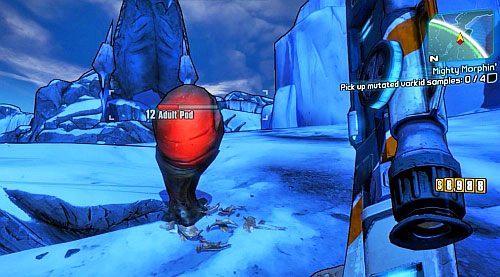 Po rozmowie z Hammerlockiem [1], zabierz od niego Evolutionary injector - Mighty Morphin | Misje poboczne - Sanctuary 2 | Borderlands 2 - Borderlands 2 - poradnik do gry