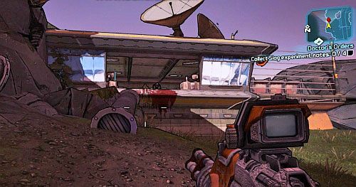 Po przyjęciu zadania [1], skorzystaj z Fast Travel, by przenieść się do Wildlife Exploitation Preserve - Doctors Orders | Misje poboczne - Sanctuary 2 | Borderlands 2 - Borderlands 2 - poradnik do gry