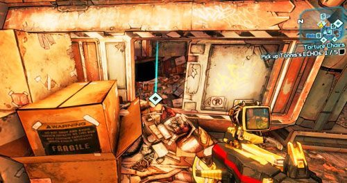 Przyjmij zadanie od Tannis [1] - Torture Chairs | Misje poboczne - Sanctuary 2 | Borderlands 2 - Borderlands 2 - poradnik do gry