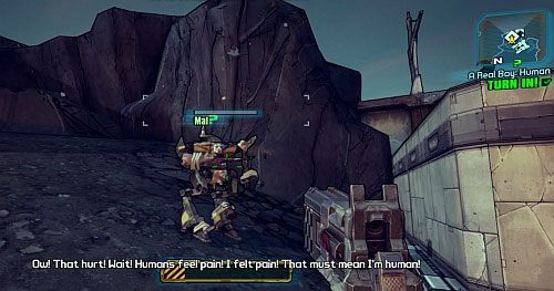 Ostatnią misją jest walka z Malem - A Real Boy - Clothes Make the Man, Face Time, Human | Misje poboczne - Eridium Blight - Borderlands 2 - poradnik do gry