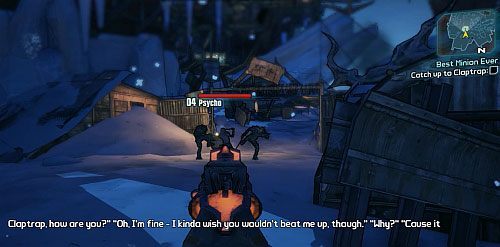 Podążaj w górę obozu eliminując napotkanych przeciwników - Best Minion Ever | Zadania główne w Borderlands 2 - Borderlands 2 - poradnik do gry
