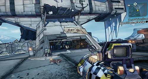 Kiedy pokonasz Flynta, idź na północny wschód areny, gdzie Claptrap otworzy bramę - Best Minion Ever | Zadania główne w Borderlands 2 - Borderlands 2 - poradnik do gry