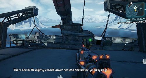 Podążaj dalej za robotem do jego statku - Best Minion Ever | Zadania główne w Borderlands 2 - Borderlands 2 - poradnik do gry