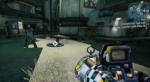 Teraz wyjdź z warsztatu i udaj się do centrum Sanctuary [3] - Plan B | Zadania główne w Borderlands 2 - Borderlands 2 - poradnik do gry