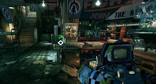 W środku podnieś z blatu ECHO Message - Plan B | Zadania główne w Borderlands 2 - Borderlands 2 - poradnik do gry