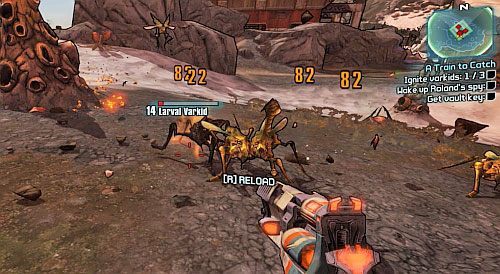 W Sanctuary, idź do kryjówki Rolanda [1], którego znajdziesz na balkonie pierwszego piętra budynku - A Train to Catch | Zadania główne w Borderlands 2 - Borderlands 2 - poradnik do gry