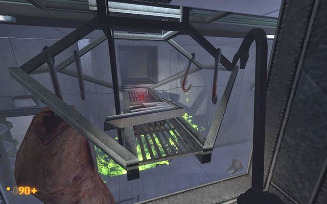 Podążaj cały czas przed siebie, przechodząc przez kolejne otwory - Office Complex - Kompletując drużynę | Office Complex | Black Mesa - Black Mesa - poradnik do gry