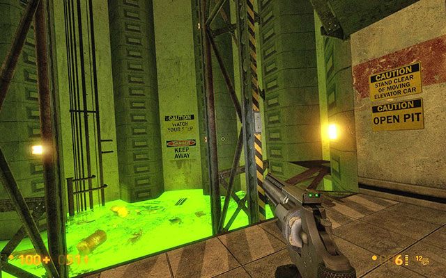 Ruszaj w drogę powrotną, po drodze eliminując teleportujące się pieski - Blast Pit - Wielkie grillowanie | Blast Pit | Black Mesa - Black Mesa - poradnik do gry