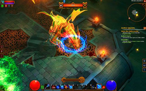 Na końcu tego trzypiętrowego zamczyska czycha nieumarły smok - Thiss - The Forgotten Halls | Opis krain w Torchlight II - Akt III - Torchlight 2 - poradnik do gry