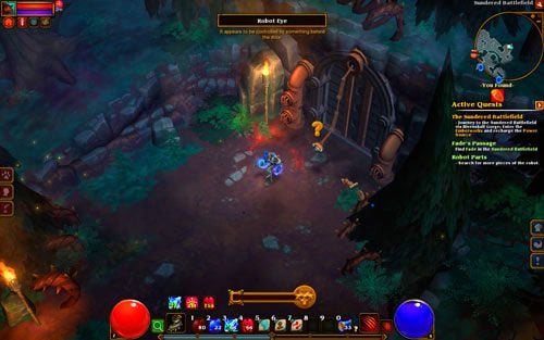 Spotkanych dotychczas przeciwników uzupełnią krasnoludy oraz ich wojenne machiny - The Sundered Battlefield | Zadania główne w Torchlight II - Akt III - Torchlight 2 - poradnik do gry