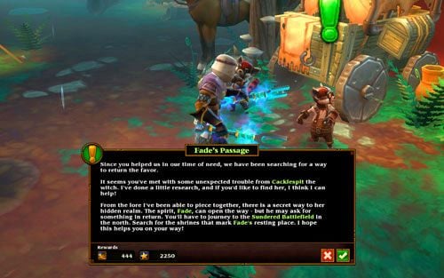 Region: Imperial Camp, Rivenskull Gorge, Sundered Battlefield - Fades Passage | Zadania poboczne w Torchlight II - Akt III - Torchlight 2 - poradnik do gry