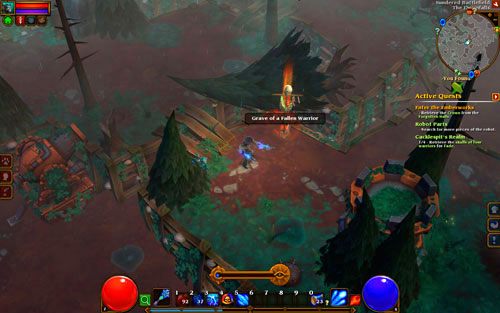 Kiedy zdobędziesz już wszystkie cztery artefakty, powróć do upiornego zleceniodawcy (Fade) i oddaj mu znalezione przedmioty - Cacklespits Realm | Zadania poboczne w Torchlight II - Akt III - Torchlight 2 - poradnik do gry