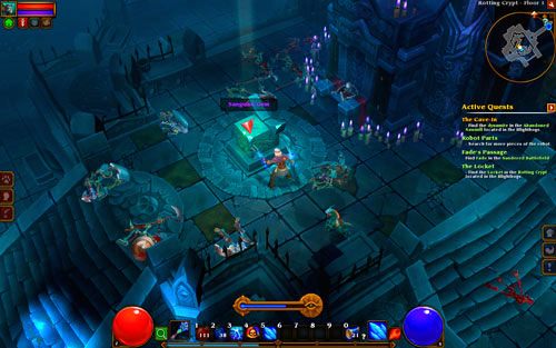 Za każdym razem, gdy tylko podniesiesz poszukiwany kryształ, znikąd pojawi się pomniejszy, nieumarły boss - The Locked | Zadania poboczne w Torchlight II - Akt III - Torchlight 2 - poradnik do gry