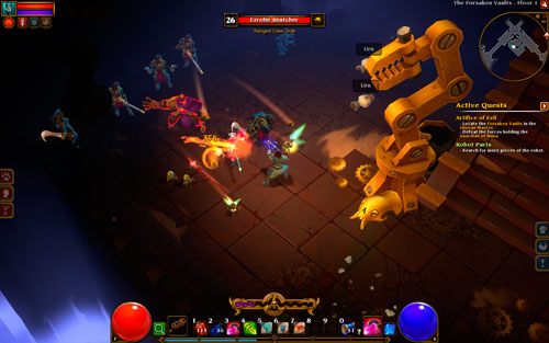 Na trzecim (i ostatnim) poziomie lochu czeka boss - Artificer - Forsaken Vaults | Opis krain w Torchlight II - Akt II - Torchlight 2 - poradnik do gry