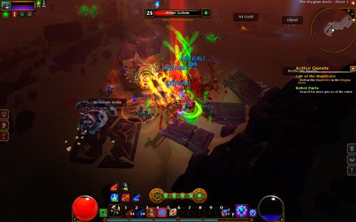 Kiedy wejdziesz do środka, przywita Cię radosna kolejka gospodarzy - nieumarłych, dzikich zwierząt i potworów - Lair of the Manticore | Zadania główne w Torchlight II - Akt II - Torchlight 2 - poradnik do gry