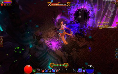 Gdy wielki regent polegnie u Twych stóp, zbierz jego sprzęt oraz rozejrzyj się za skarbami, które leżą w okolicy - Mission of Mercy | Zadania główne w Torchlight II - Akt I - Torchlight 2 - poradnik do gry