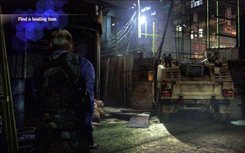 Po drugiej stronie dalej kieruj się przed siebie, aż dotrzesz do miejsca, gdzie twój bohater położy Helenę na ziemię - Poradnik do gry Resident Evil 6 - Prolog - Resident Evil 6 - poradnik do gry