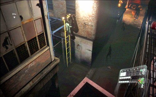 Umieszczono tam drabinę, po której możesz wejść na górę - 1 - Ulice miasta | Kampania Leona | Solucja Resident Evil 6 - Resident Evil 6 - poradnik do gry