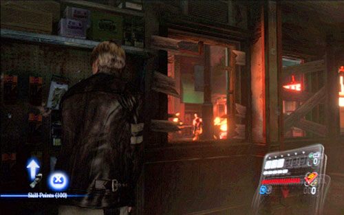 W dalszą drogę udaj się do pobliskiego sklepu, biegnąc za ocalałym policjantem - 1 - Ulice miasta | Kampania Leona | Solucja Resident Evil 6 - Resident Evil 6 - poradnik do gry