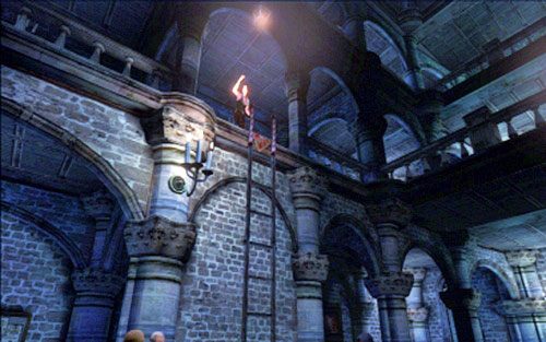 Musisz teraz pomóc wdrapać się towarzyszowi na górę i poczekać, aż zrzuci ci drabinę - 2 - Katedra | Kampania Leona | Solucja Resident Evil 6 - Resident Evil 6 - poradnik do gry