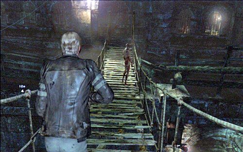 Po jej obejrzeniu biegnij przed siebie, zabijając napotkanych wrogów - 2 - Tajne laboratorium | Kampania Leona | Solucja Resident Evil 6 - Resident Evil 6 - poradnik do gry
