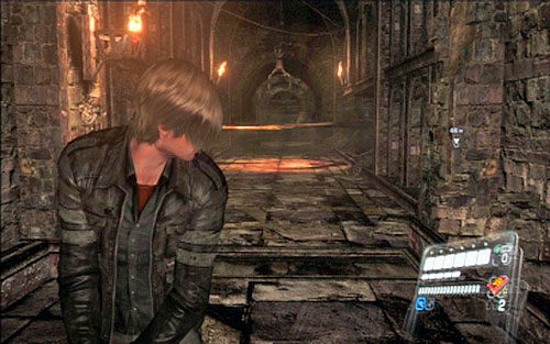 W pewnym momencie drogę zablokują ci wystające ze ścian ostrza - 3 - Katakumby | Kampania Leona | Solucja Resident Evil 6 - Resident Evil 6 - poradnik do gry