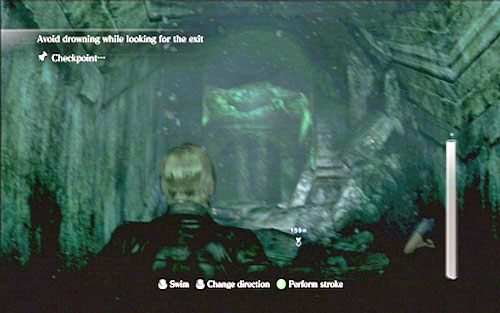 Gdy bieg dobiegnie końca, wylądujesz w podziemnym jeziorze - 3 - Podziemne jezioro | Kampania Leona | Solucja Resident Evil 6 - Resident Evil 6 - poradnik do gry