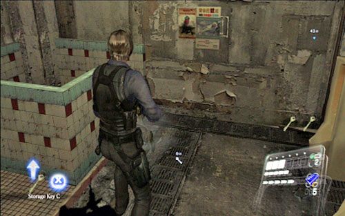Wyłam je, a następnie podnieś ukryty w miejskiej toalecie klucz - 4 - Opuszczony targ | Kampania Leona | Solucja Resident Evil 6 - Resident Evil 6 - poradnik do gry