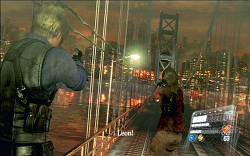 Jak ci się uda, ponownie znajdziesz się na dachu wagonu - 4 - Spotkanie z Simmonsem | Kampania Leona | Solucja Resident Evil 6 - Resident Evil 6 - poradnik do gry