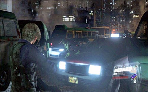 Po zakończeniu starcia opuść budynek i zeskocz na ulicę - 5 - Miasto | Kampania Leona | Solucja Resident Evil 6 - Resident Evil 6 - poradnik do gry