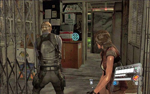 Po walce z Ustankiem dotrzesz na duży opuszczony targ - Rozdział IV | Emblematy - Leon | Resident Evil 6 - Resident Evil 6 - poradnik do gry