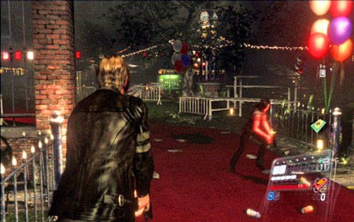 Musisz teraz wrócić do zamkniętej bramy w ogrodzie, zabijając napotkanych po drodze przeciwników - 1 - Uczelnia | Kampania Leona | Solucja Resident Evil 6 - Resident Evil 6 - poradnik do gry