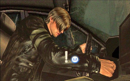 Wewnątrz auta musisz jak najszybciej znaleźć kluczyki - 1 - Uczelnia | Kampania Leona | Solucja Resident Evil 6 - Resident Evil 6 - poradnik do gry
