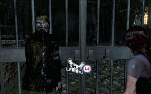 Dojdziesz w ten sposób do swego towarzysza i będziesz mógł otworzyć kolejne drwi - 2 - Cmentarz | Kampania Leona | Solucja Resident Evil 6 - Resident Evil 6 - poradnik do gry