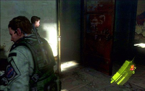 Będzie za nimi korytarza, na którym zaatakuje cię jeden zombiak - 2 - Opuszczona posiadłość | Kampania Chrisa | Solucja Resident Evil 6 - Resident Evil 6 - poradnik do gry