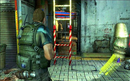 Otwórz ją razem z partnerem, a następnie przejdź po drabinie na drugą stronę ogrodzenia - 3 - Miejskie ulice | Kampania Chrisa | Solucja Resident Evil 6 - Resident Evil 6 - poradnik do gry