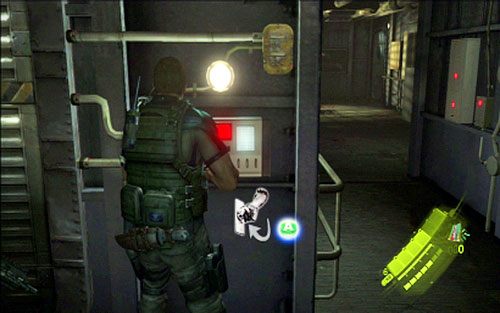 Gdy dotrzesz na miejsce, podejdź do zamka blokującego drzwi - 4 - Potrójny zamek | Kampania Chrisa | Solucja Resident Evil 6 - Resident Evil 6 - poradnik do gry