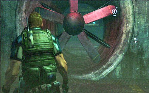 Teraz twój partner będzie musiał odszukać mechanizm unieruchamiający dużą turbinę - 5 - Magazyn | Kampania Chrisa | Solucja Resident Evil 6 - Resident Evil 6 - poradnik do gry