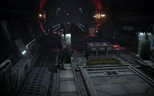 Korytarz zaprowadzi cię do platformy, którą musisz uruchomić pociągając za dwie dźwignie - 5 - Finałowe starcie z Ustankiem | Kampania Jakea | Solucja Resident Evil 6 - Resident Evil 6 - poradnik do gry
