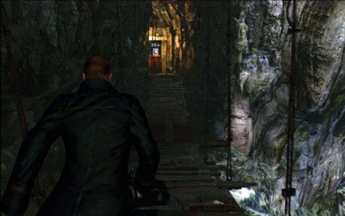 Dalsza droga prowadzi przez prymitywny most - 1 - Górska ścieżka | Kampania Jakea | Solucja Resident Evil 6 - Resident Evil 6 - poradnik do gry