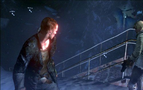 Na poszukiwania zejdź w dół pobliskimi schodami, a następnie drabiną - 2 - Fragmenty danych | Kampania Jakea | Solucja Resident Evil 6 - Resident Evil 6 - poradnik do gry