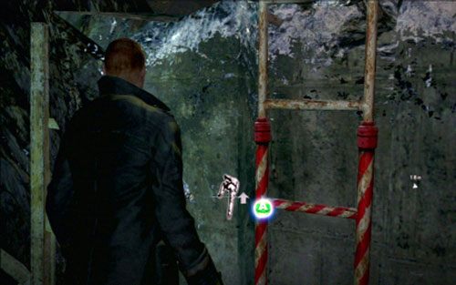 W pewnym momencie będziesz mijał krótką drabinę - 2 - Mroźna jaskinia | Kampania Jakea | Solucja Resident Evil 6 - Resident Evil 6 - poradnik do gry