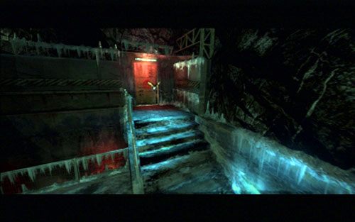 Teraz twoim zadaniem jest dotarcie do drzwi po drugiej stornie pomieszczenia, unikając odkrycia przez owady - 2 - Ponowne spotkanie z Ustankiem | Kampania Jakea | Solucja Resident Evil 6 - Resident Evil 6 - poradnik do gry