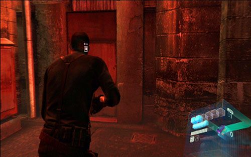 Kawałek dalej znajdziesz drzwi, a za nimi uliczkę, gdzie czekają kolejni wrogowie - 4 - Ciemne zaułki | Kampania Jakea | Solucja Resident Evil 6 - Resident Evil 6 - poradnik do gry