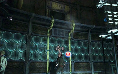 Aby ją zdobyć, podsadź Sherry do kanału wentylacyjnego u góry - 5 - Ucieczka z więzienia | Kampania Jakea | Solucja Resident Evil 6 - Resident Evil 6 - poradnik do gry