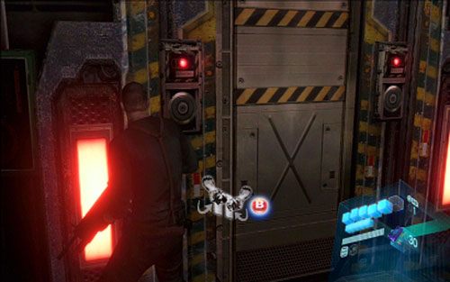 Na początku pociągnij za dźwignie obok, a następnie otwórz drzwi naprzeciwko - 5 - Ładowanie baterii | Kampania Jakea | Solucja Resident Evil 6 - Resident Evil 6 - poradnik do gry