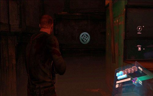 Na skrzyni z prawej strony będzie leżał trzeci symbol - Rozdział IV | Emblematy - Jake | Resident Evil 6 - Resident Evil 6 - poradnik do gry